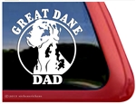 Great Dane Window Decal