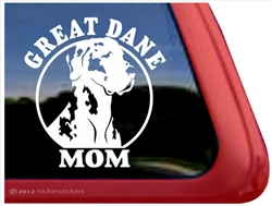 Great Dane Window Decal