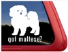 Maltese Window Decal