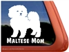 Maltese Window Decal