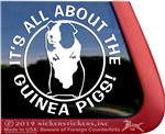 Guinea Pig Window Decal