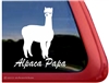 Huacaya Alpaca Car Truck RV Window Decal Sticker