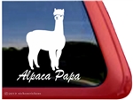 Huacaya Alpaca Car Truck RV Window Decal Sticker