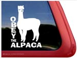 Huacaya Alpaca Car Truck RV Window Decal Sticker