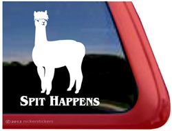 Huacaya Alpaca Car Truck RV Window Decal Sticker