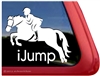 Welsh Pony Rider Jumping Horse Trailer Window Decal