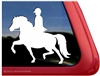 Welsh Pony Rider Horse Trailer Window Decal