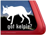 Australian Kelpie Window Decal