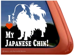 Japanese Chin Window Decal