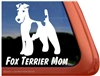 Fox Terrier Window Decal