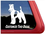 Fox Terrier Window Decal