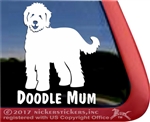 Goldendoodle Labradoodle Mum Window Decal