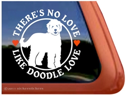 Goldendoodle Window Decal