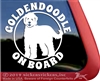 Goldendoodle Dog iPad Car Truck RV Window Decal Sticker