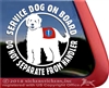 Goldendoodle Service Dog Car Truck RV Window iPad Decal Sticker