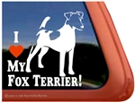 Fox Terrier Window Decal