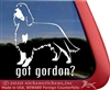 Gordon Setter Window Decal