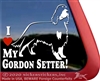 Gordon Setter Window Decal