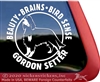 Gordon Setter Window Decal