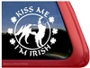 Irish Red and White Setter Window Decal