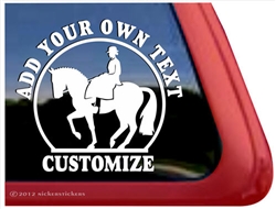 Sidesaddle Horse Trailer Window Truck Car RV Auto iPad Laptop Decal Sticker