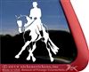 Custom APHA Dressage Horse Side Pass Vinyl iPad Car Truck RV Window Decal Sticker