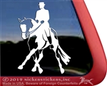 Custom APHA Dressage Horse Side Pass Vinyl iPad Car Truck RV Window Decal Sticker