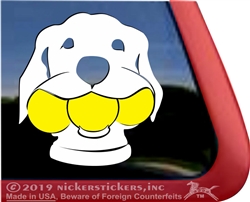 Custom Retriever Dog Window Decal