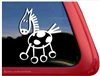 American Paint Stick Horse Window Decal