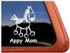 Appaloosa Stick Horse Window Decal