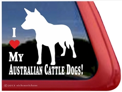 Australian Cattle Dog Window Decal
