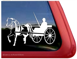 Pinto Driving Vinyl Window Decal