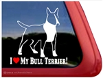 Bull Terrier Window Decal