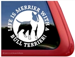 Bull Terrier Window Decal