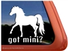 Miniature Horse Window Decal