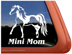 Miniature Pinto Horse Window Decal
