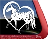 Custom Miniature Falabella Appaloosa Horse Trailer Car Truck RV Window Decal Sticker