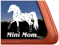 Miniature Appaloosa Horse Window Decal