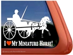 Miniature Appaloosa Driving Window Decal