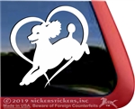 Custom Standard Poodle Dog iPad Car Truck Window Decal Sticker