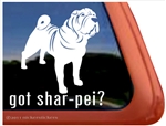 Shar-Pei Window Decal