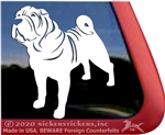 Custom Shar-Pei Dog Car Truck RV Window Decal Sticker