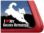 Golden Retriever Window Decal