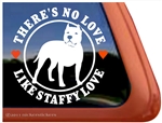 Staffordshire Terrier Window Decal