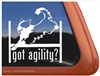 English Shepherd Agility Window Decal