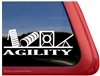 Agility Dog Window Decal