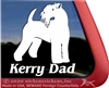 Kerry Blue Terrier Dog Car Truck RV Window Decal Sticker