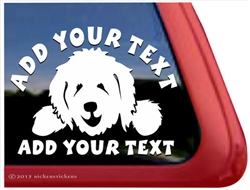 Goldendoodle Window Decal