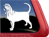 Custom Bloodhound Dog Car Truck RV Window Decal Sticker