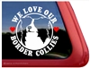 Border Collie Window Decal